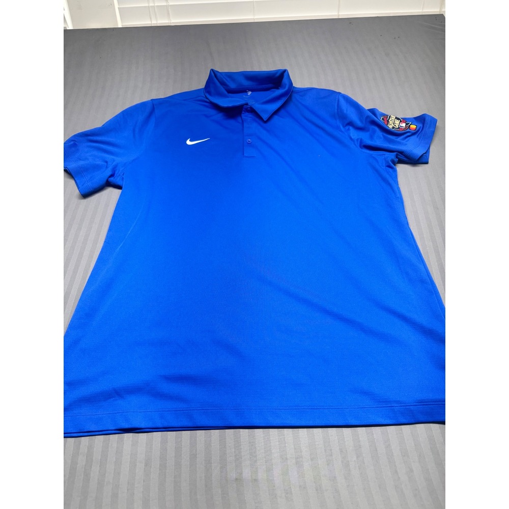 Nike Dri-FIT 2024 MLB All-Star Game Texas Polo Shirt Mens XL Royal Blue